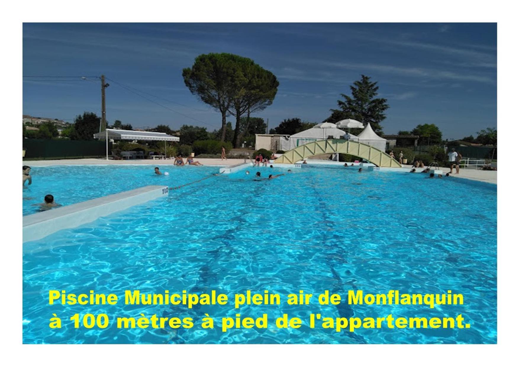 Charmant Appartement Avec Piscine. Монфланкен Экстерьер фото